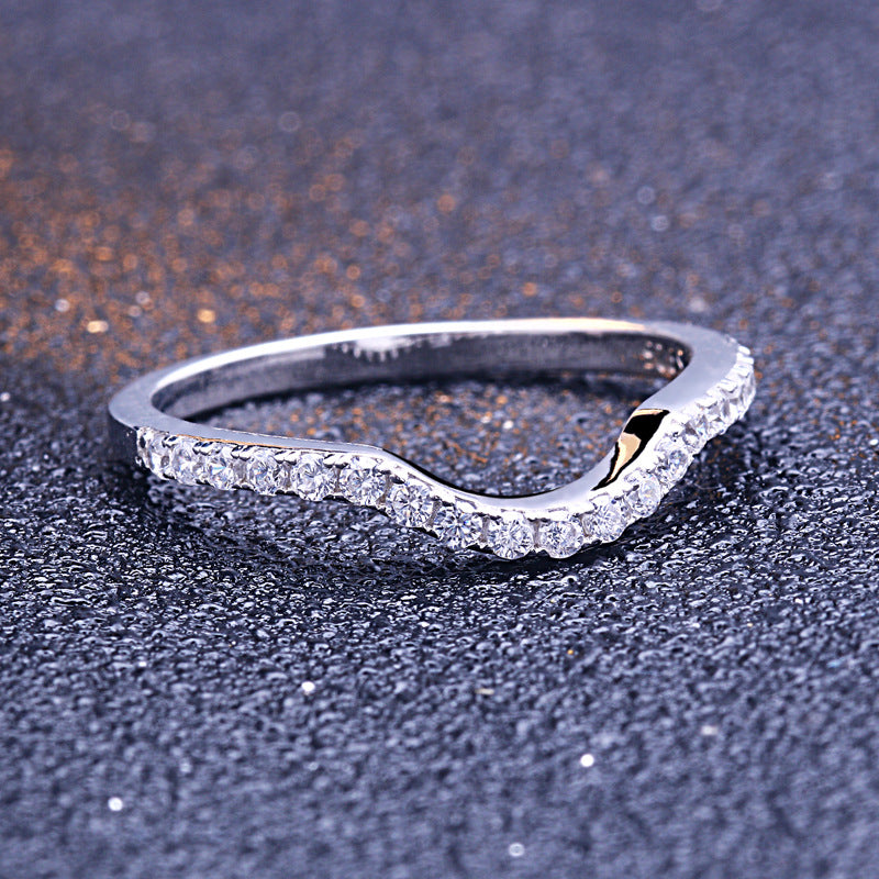 Eye of Happiness Round Cut Sterling Silver Ring-TL-Juri Elle