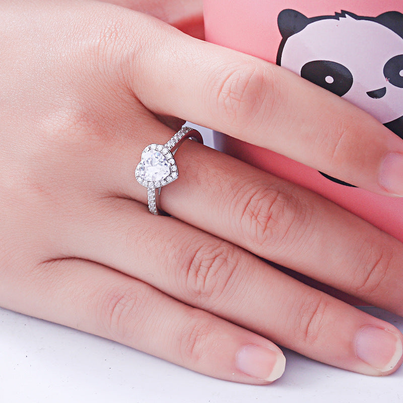 Wear Me Heart Cut Sterling Silver Ring-TL-Juri Elle