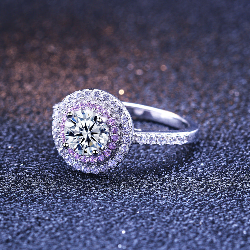 Timeless beloved Round Cut Sterling Silver Ring-TL-Juri Elle