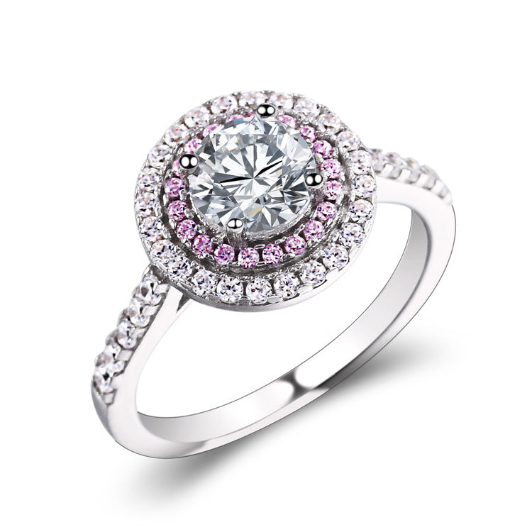 Timeless beloved Round Cut Sterling Silver Ring-TL-Juri Elle