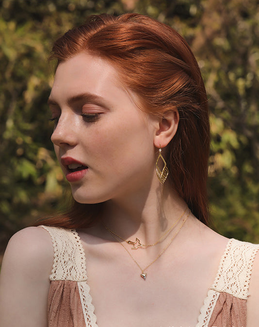 Personality Gradient Sterling Silver Necklace