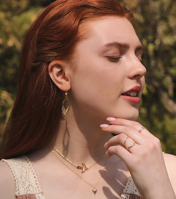 Personality Gradient Sterling Silver Necklace