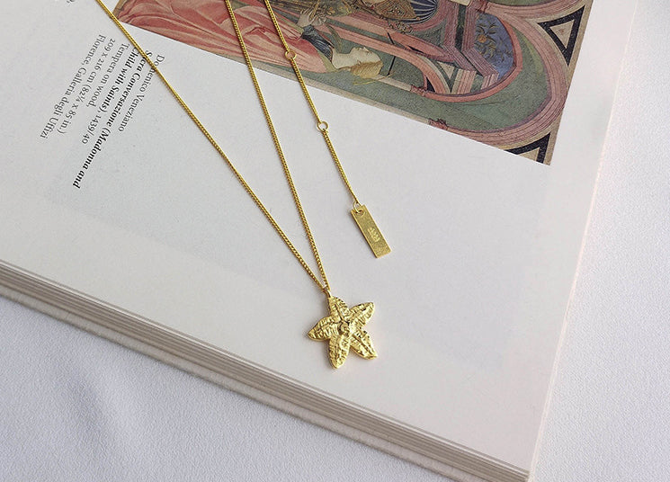 Mori Flower Sterling Silver Necklace