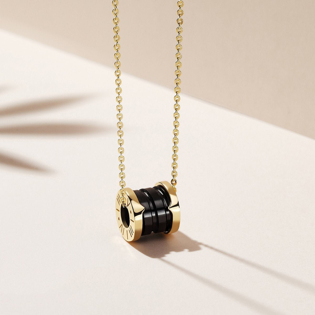 Wish Wheel Plated 14K Gold Necklace