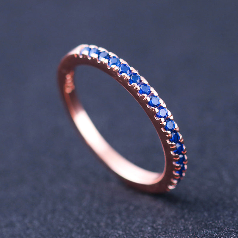 Lovely Round Cut Sterling Silver Ring-TL-Juri Elle