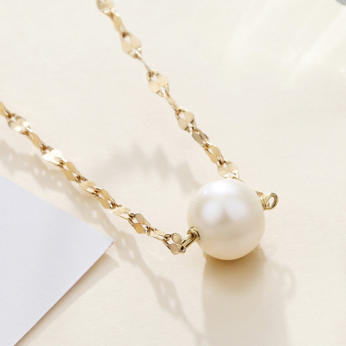 Exquisite Natural Pearls Sterling Silver Necklace