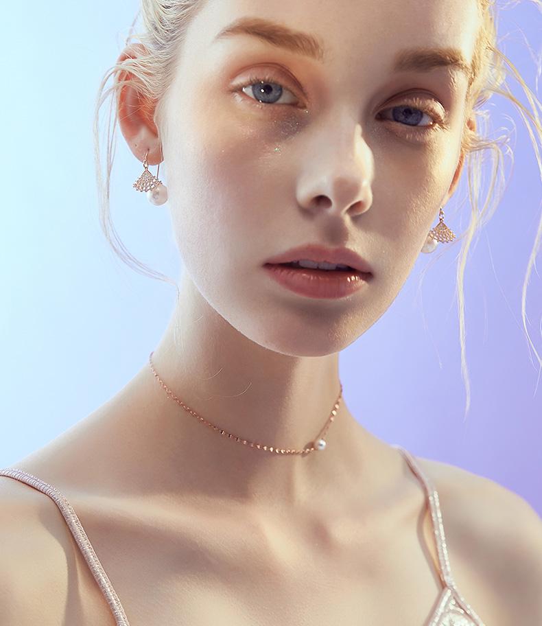 Exquisite Natural Pearls Sterling Silver Necklace