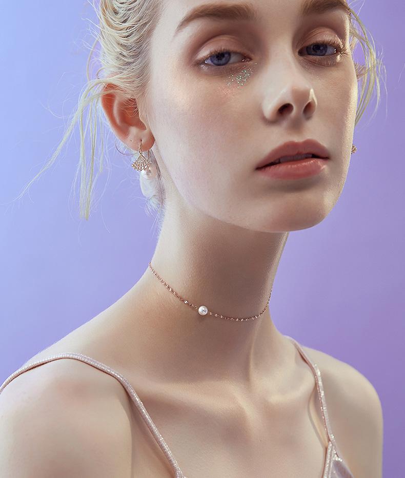 Exquisite Natural Pearls Sterling Silver Necklace