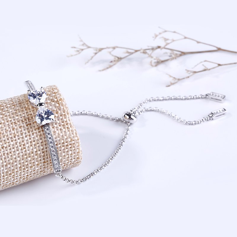 Two Heart Knot Bracelet-JE-Juri Elle