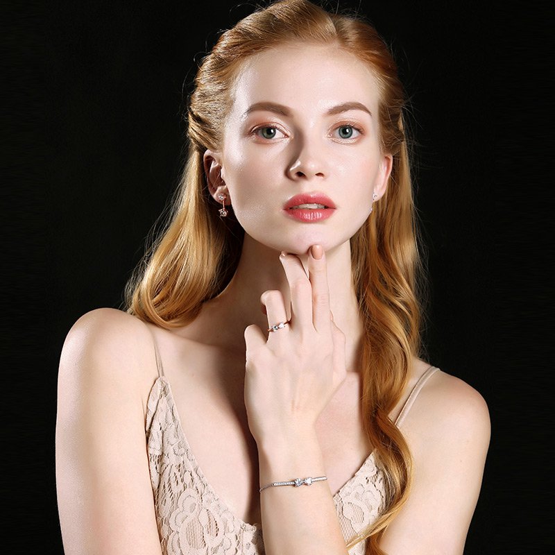 Two Heart Knot Bracelet-JE-Juri Elle