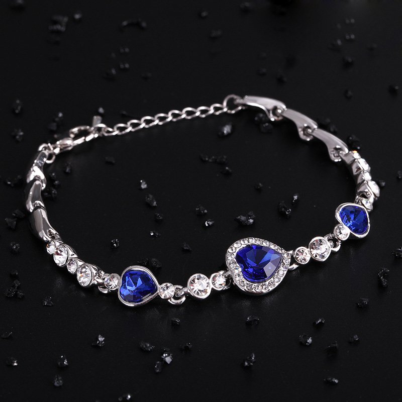 Vintage Halo Heart Design Bracelet-JE-Juri Elle
