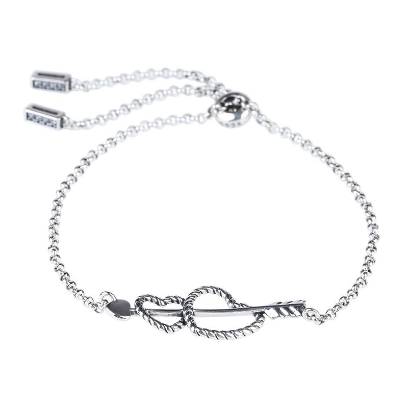 Arrow and Heart Bolo Bracelet-JE-Juri Elle