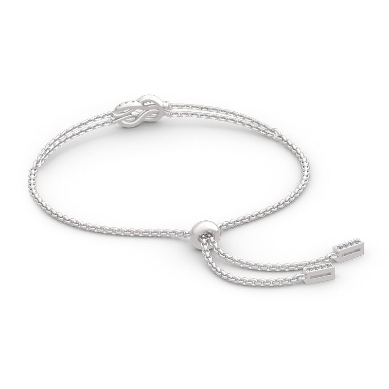 Infinity Love Sterling Silver Bracelet-JE-Juri Elle