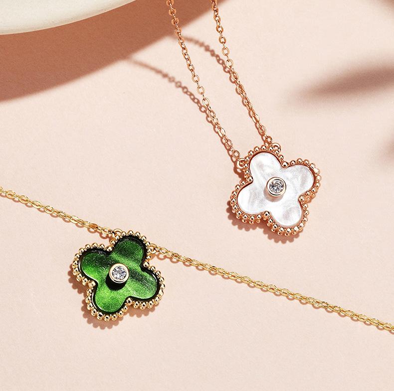 Pleasingly Simple Resin Round Cut Plated 14K Gold Necklace
