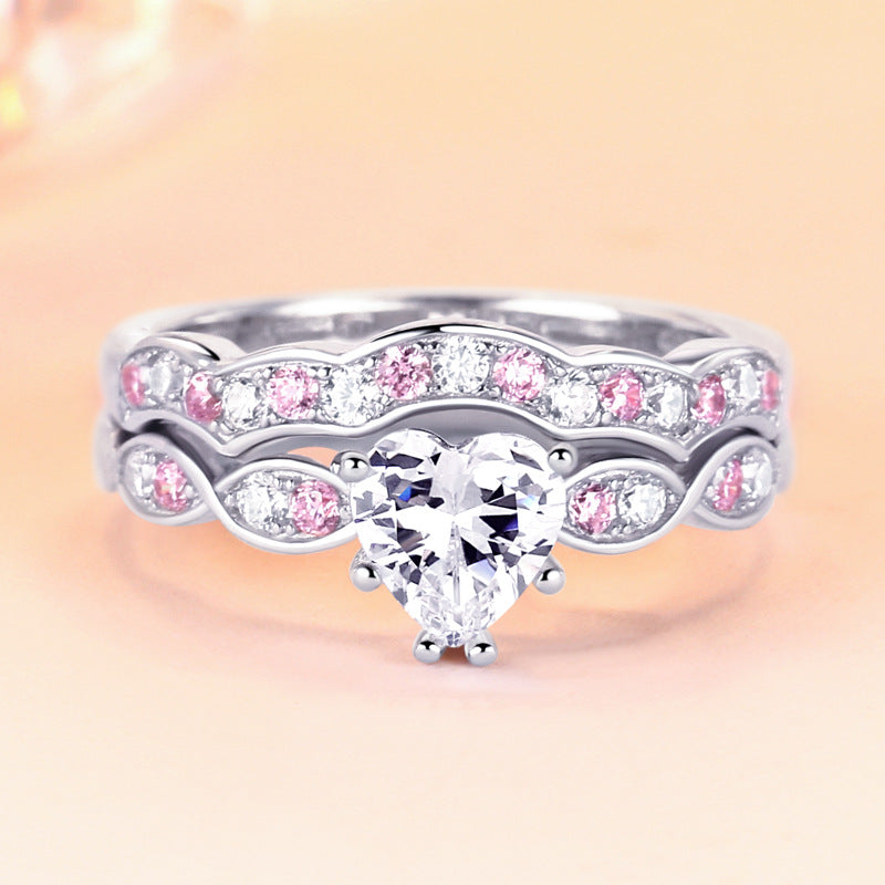 Eternal Heart Cut Sterling Silver Ring-TL-Juri Elle