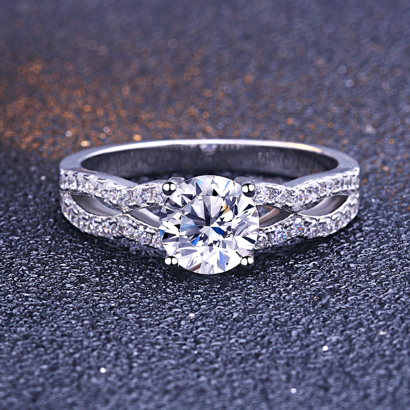 Summer Round Cut Sterling Silver Ring-TL-Juri Elle