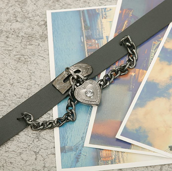 Unisex Punk Rock Leather Bracelet