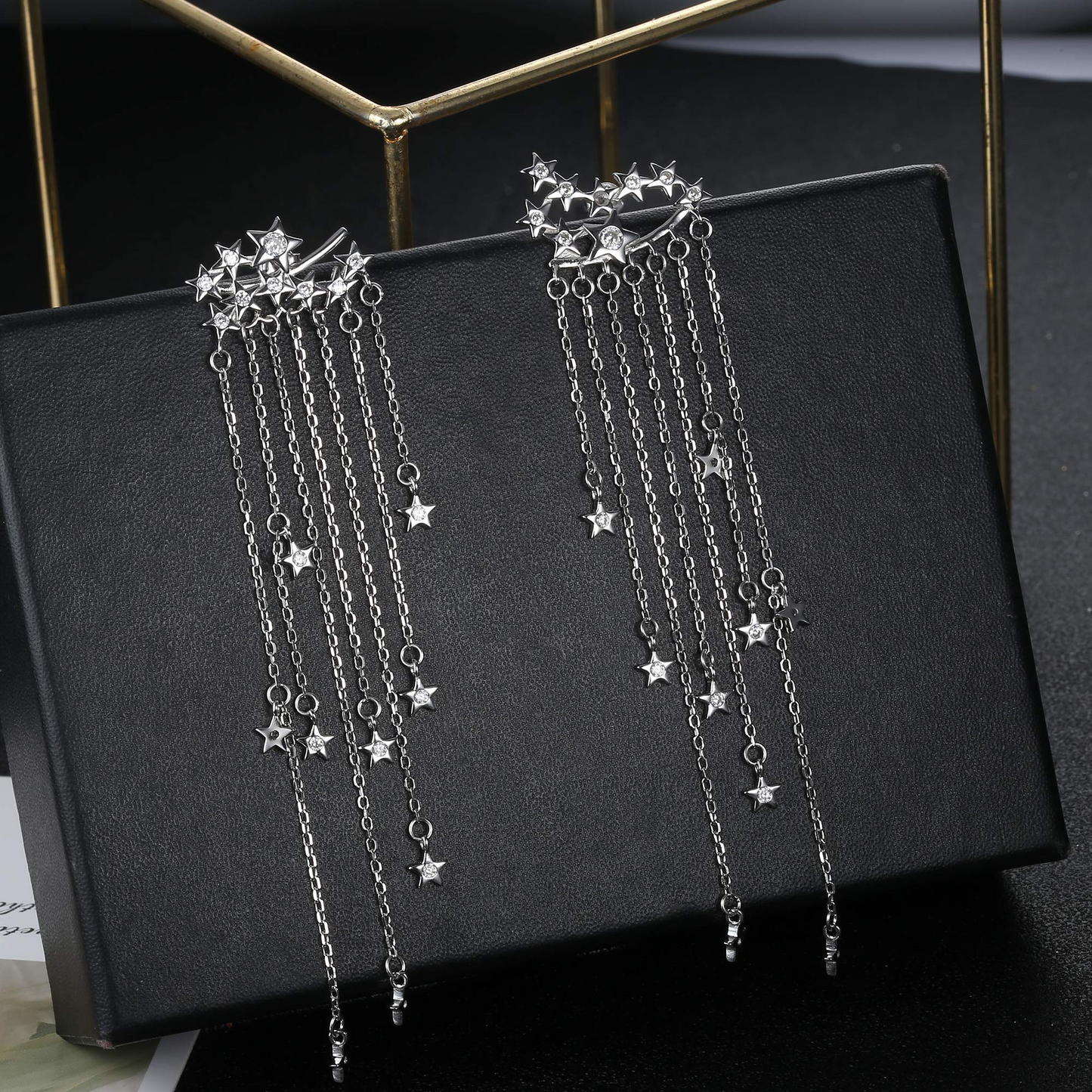 Stars Long Tassel Earrings
