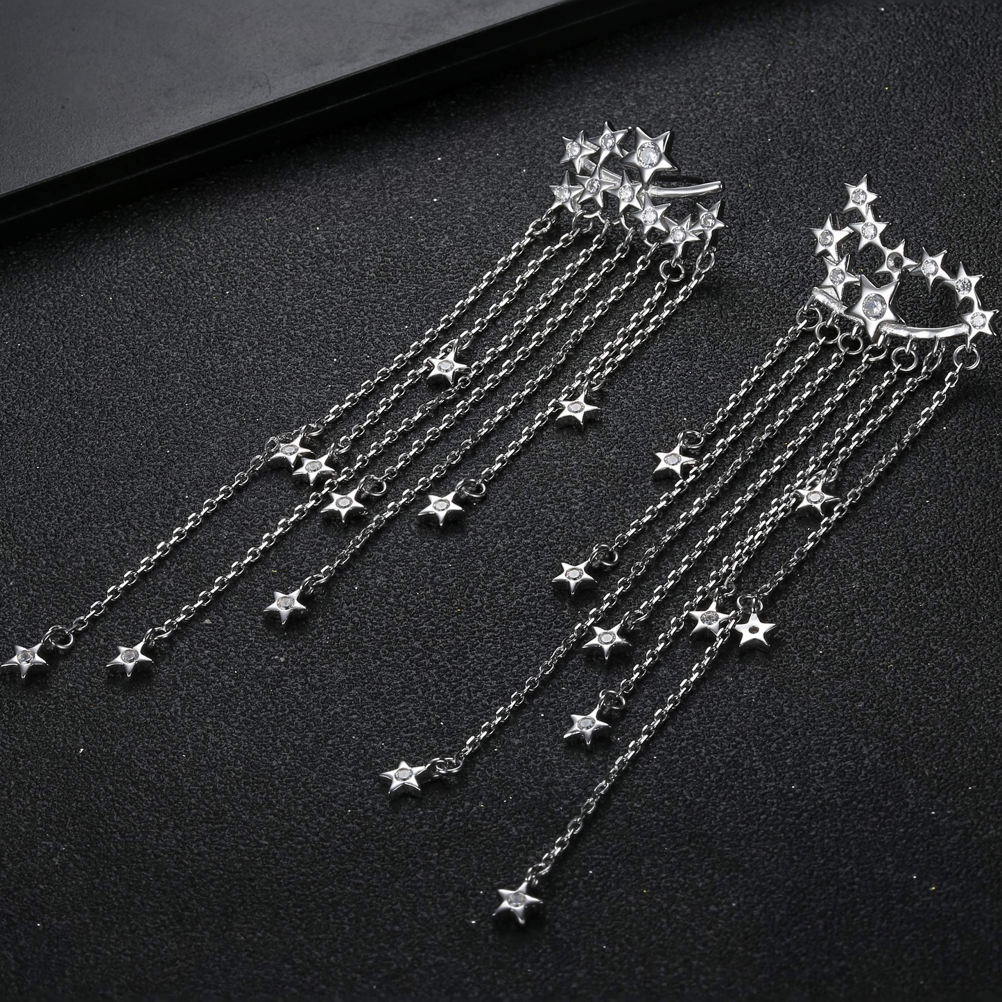 Stars Long Tassel Earrings