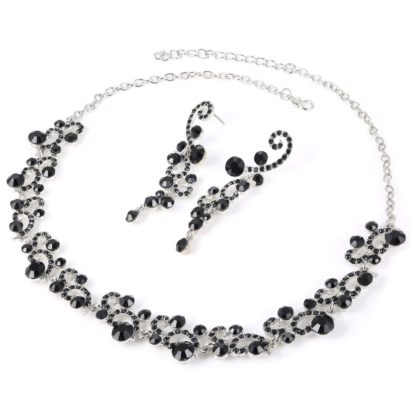 Necklace Bracelet and Earrings Set