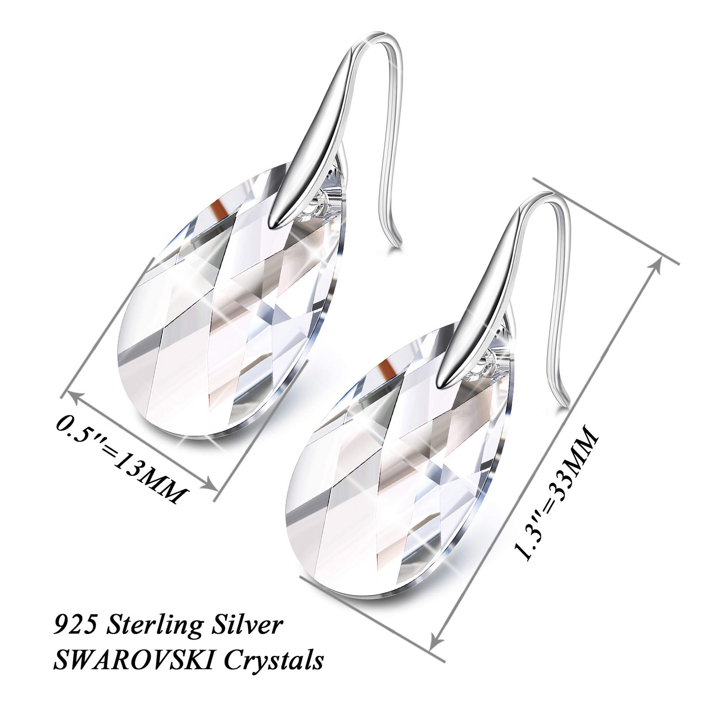 Color Change Tear Drop Dangle Earrings