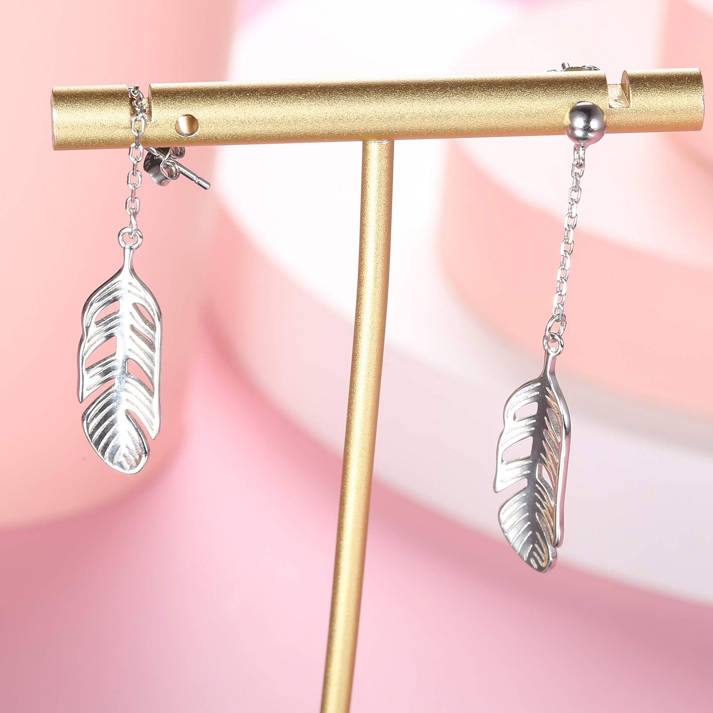 Drop Dangle Feather Earrings