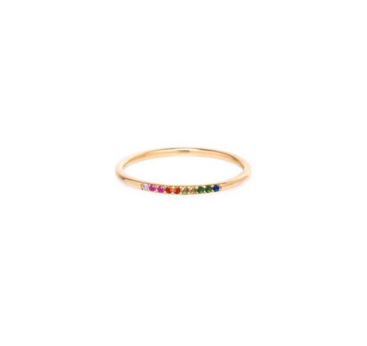Rainbow Eternity Ring-J&CO-Juri Elle