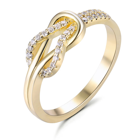Knot Design Sterling Silver Ring