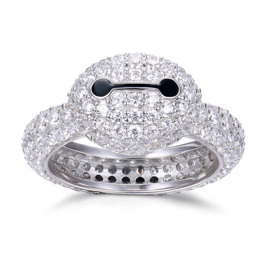 Superhero Inspired Sterling Silver Ring