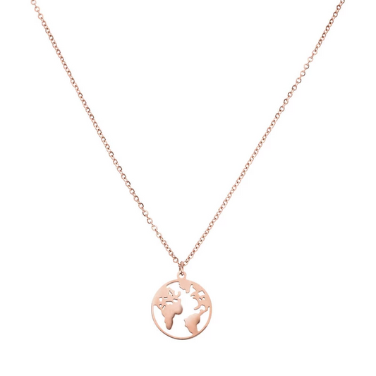 ' WORLDMAP ' NECKLACE-purelei-Juri Elle