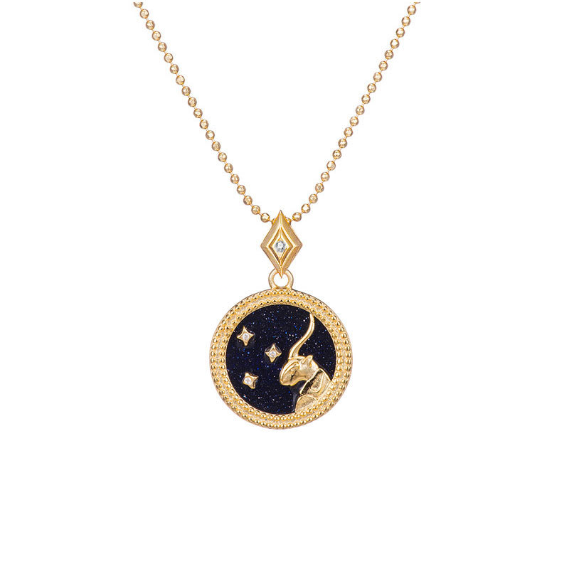 Zodiac constellation sterling silver necklace - JEMORI