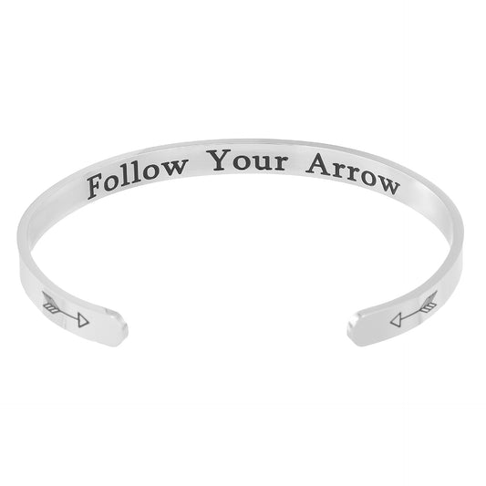 Double Arrow Stainless Steel Bracelet