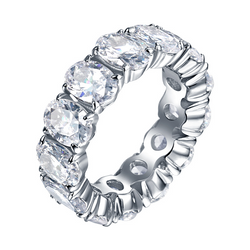 Promise Oval Cut Sterling Silver Ring For Women-TL-Juri Elle