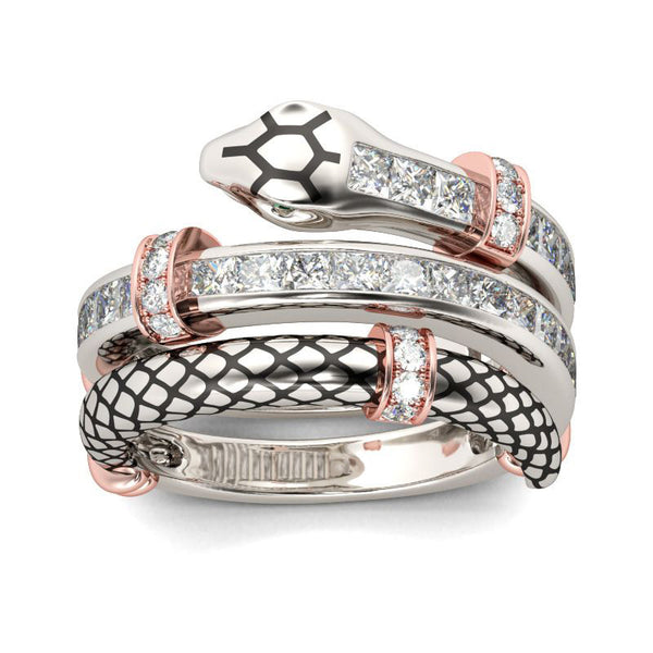 Knot Snake Sterling Silver Women's Band-JE-Juri Elle