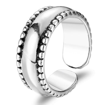 Gothic Punk Adjustable Open Rings