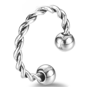 Gothic Punk Adjustable Open Rings