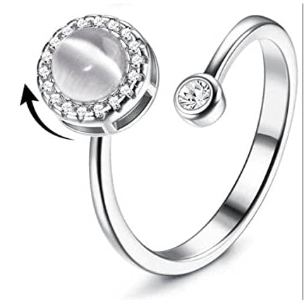 Fidget Anxiety Spinner Ring B