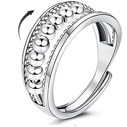 Fidget Anxiety Spinner Rings C