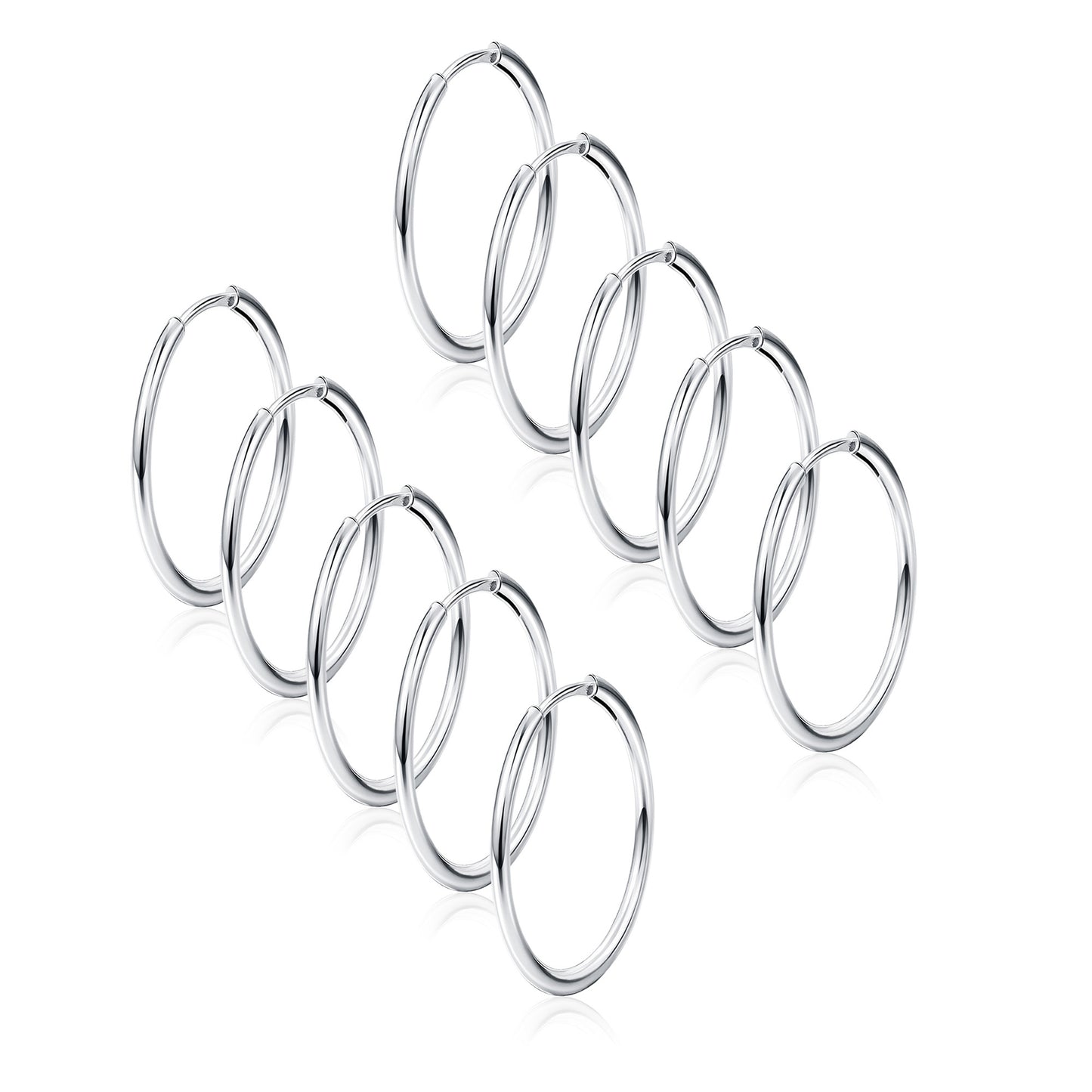 ZZHDCC Cartilage Hoop Earrings Round Hoop Earrings Small Piercing Jewelry