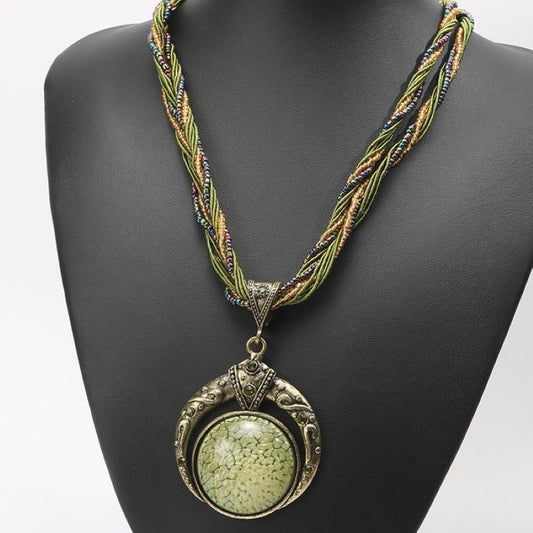 Bohemian Rhinestone Necklace