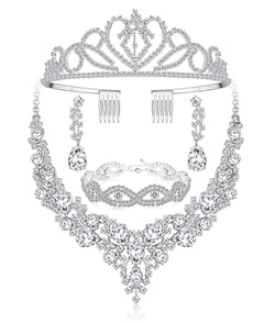 Rhinestone Bridal Jewelry Sets for Women