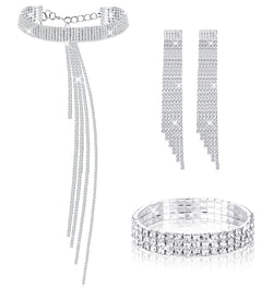 Rhinestone Choker Necklaces for Women