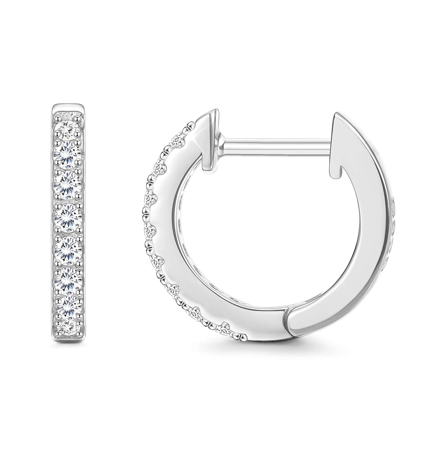 Cubic Zirconias Huggies Earrings for Women