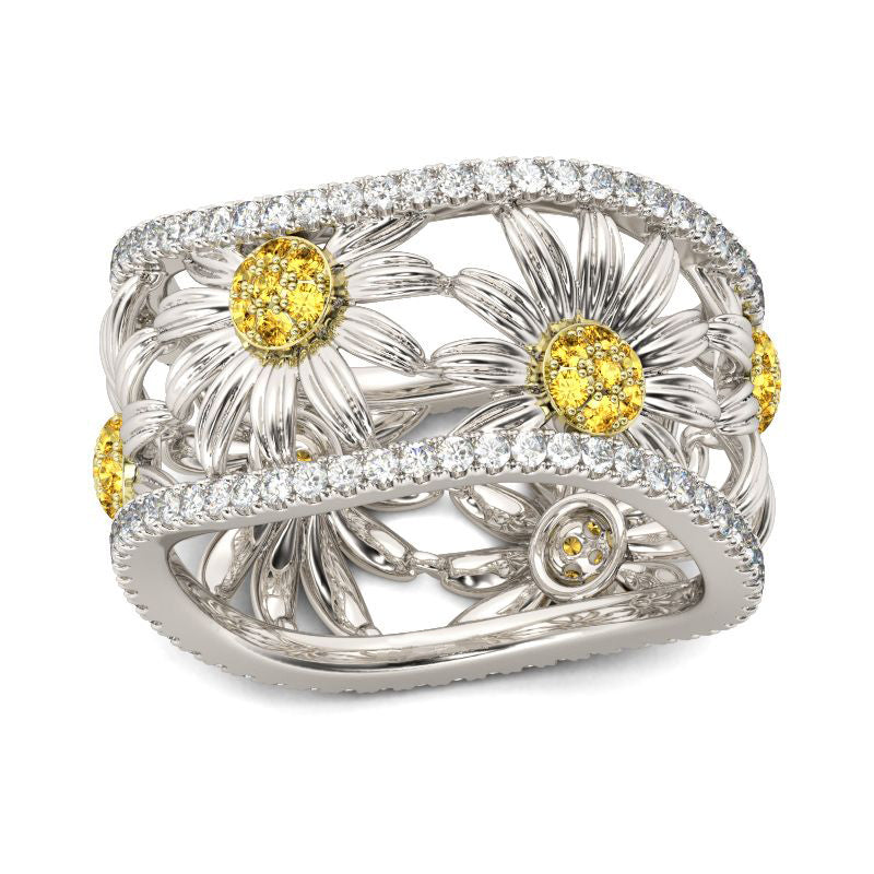 Daisy Sterling Silver Women's Band-JE-Juri Elle