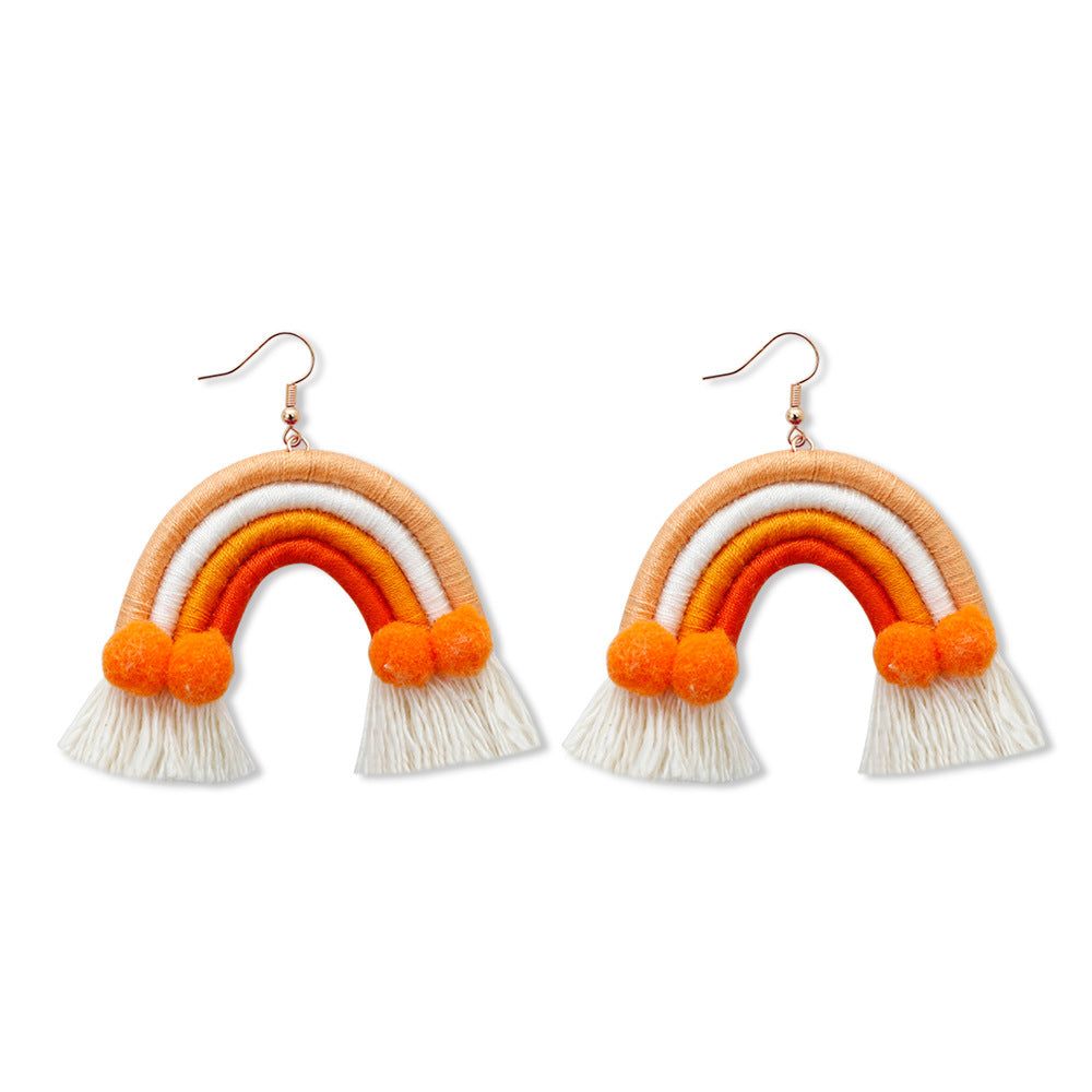 Father Christmas Bohemian earrings