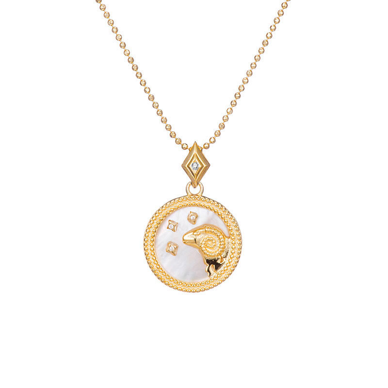 Zodiac constellation sterling silver necklace - JEMORI