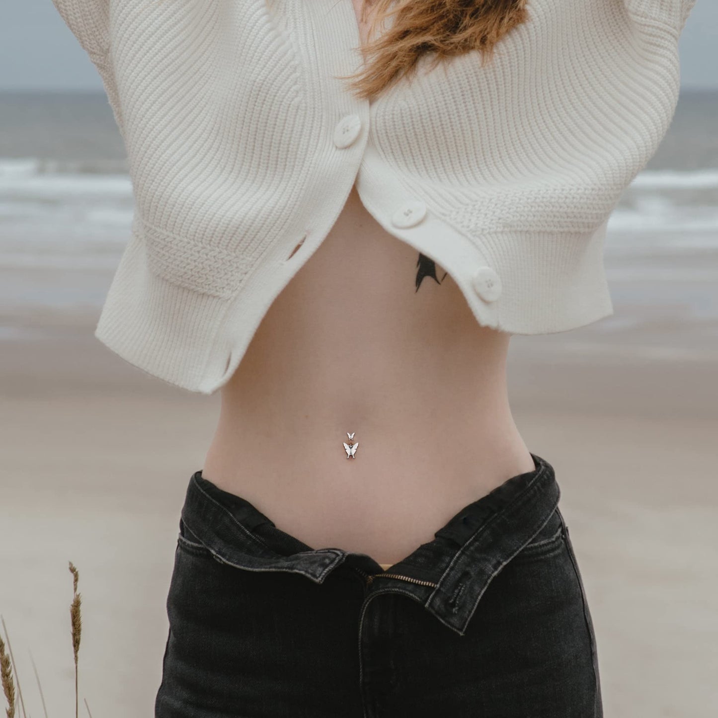 Belly Button Rings 14G 316L Stainless Steel