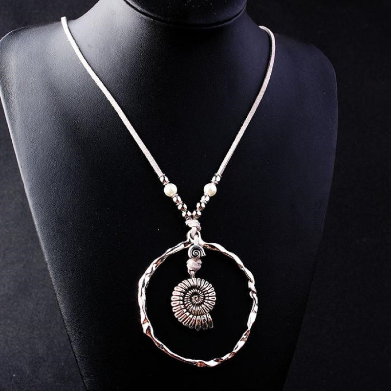 Bohemian Shell Skin String Necklace