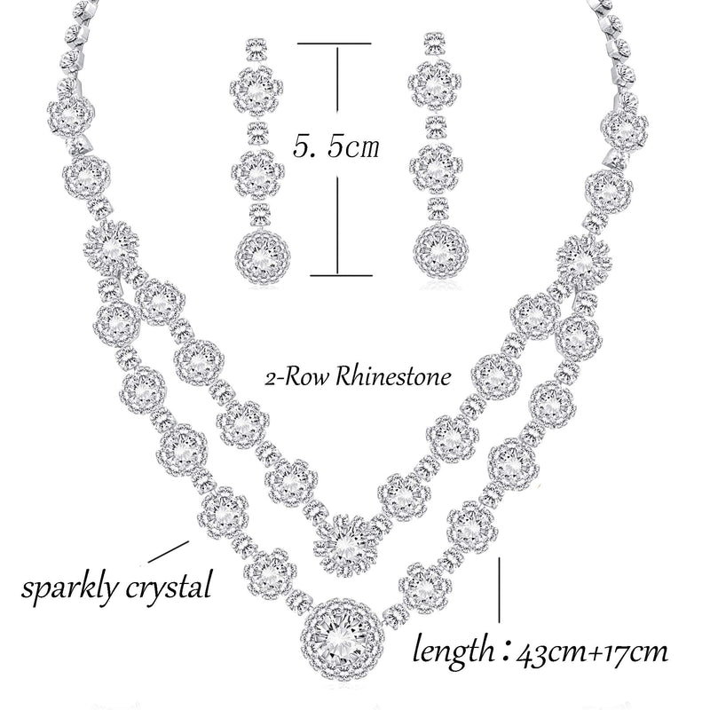 Silver Tone Bridal Pixie Name Ring Bridal Jewelry Set