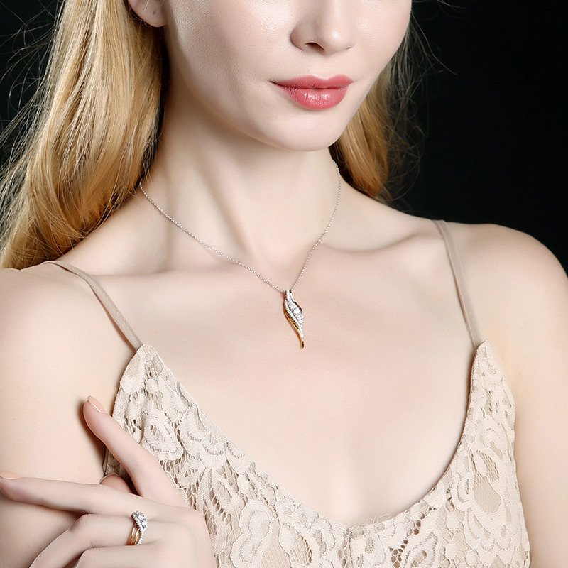 Dainty Tri-Tone Necklace-JE-Juri Elle